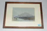 Zugeschrieben Seelandschaft by Alexandre Calame, watercolor, sold Sep 2017