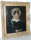 Potrait von Mrs Peter Bacon by Rose Emma Drummond, oil on canvas, offered Sep 2017