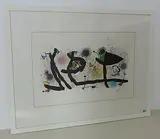 Sculptures by Joan Miró, 1974, color lithograph, offered Sep 2017
