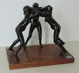 nach Figurengruppe by Auguste Rodin, bronze, sold Sep 2017