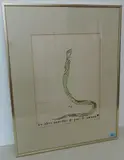 Le Serpent by José de Zamora, watercolor, sold Sep 2017