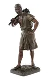 Frankreich, Ende 19.Jh by Figur "Le porteur d'eau arabe", bronze, offered Sep 2017