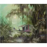 Untitled by Collette Pope Heldner, oil on canvasboard, sold Nov 2023