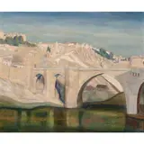 Barcelona by Joseph Fleck, oil on canvas, sold Nov 2023