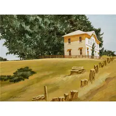 Untitled by Ed Diffenderfer, acrylic on masonite, sold Nov 2023