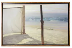 Espacio Intimo Para Borysek by Enrique Santana, oil on canvas, sold Jul 2026