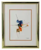 Untitled by Leonardo Nierman, watercolor, sold Aug 2026
