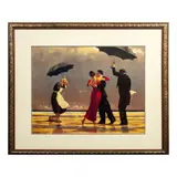 Large Color Lithograph by The Singing Butler, Large chromolithograph after Jack Vettriano's original paint, sold Jun 2024