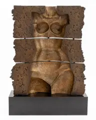 Untitled by Josep Maria Subirachs, 1982, Bronze Sculpture, sold Feb 2025