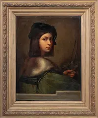 After Sebastiano del Piombo (Venetian,1485-1547) by Giuseppe Mazzolini, Oil on Canvas, sold Feb 2025