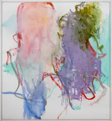 Abstract Composition by Robert O'Meara, Oil on Canvas, sold Feb 2025