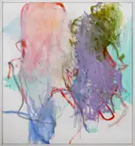 Abstract Composition by Robert O'Meara, Oil on Canvas, sold Feb 2025