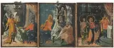 Russisch, 19.Jh by Kleines Triptychon, tempera, sold Sep 2017