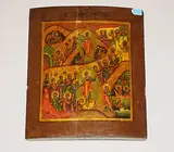 Russisch, 19.Jh by Höllenfahrt und Auferstehung Christi, tempera, sold Sep 2017