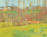 Vorfühling bei Küsnacht by Albert Pfister, oil on board, offered Sep 2017