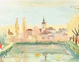 Spahis in Estavayer", um 1940/41 by Ernst Morgenthaler, tempera, offered Sep 2017