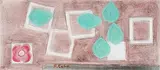 Vorentwurf zum Wandbild im Schulhaus Münchwilen/TG by Ferdinand Gehr, 1963, watercolor, sold Sep 2017