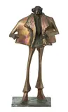 Kleiderverkäufer by Kurt Laurenz Metzler, 1990, bronze, sold Sep 2017
