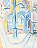 Kandelaber by Max Sulzbachner, 1924, gouache, offered Sep 2017