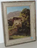 Bergdorf by Joseph Geisser, oil on paper, offered Sep 2017