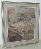 Dei Baustelle, 1936 by Gustav Weiss, oil on canvas, offered Sep 2017