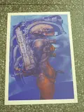 Biomechanoid by H. R. Giger, 1970, color screenprint, sold Sep 2017