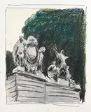 Pont des Anges by Wilfrid Moser, oil, sold Sep 2017