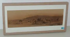 La halte des bédouins by Philippe Robert, pencil, sold Sep 2017