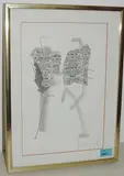 Zeitungsfiguren by Oscar Wiggli, lithograph, offered Sep 2017