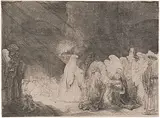 Die Darbringung im Tempel by Harmensz. van Rijn Rembrandt, drypoint, sold Jun 2017