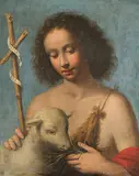 Umkreis Der Johannesknabe mit dem Lamm by Matteo Rosselli, oil on canvas, offered Jun 2017