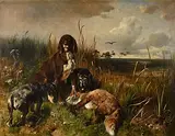 Erfolgreiche Fuchsjagd by Friedrich Otto Gebler, oil on canvas, sold Jun 2017