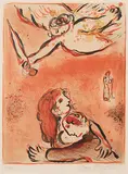Le visage d'Israel by Marc Chagall, 1960, color lithograph, sold Jun 2017