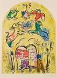 La Tribu de Lévi by Marc Chagall, 1964, color lithograph, sold Jun 2017