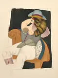 Arizona by Richard Lindner, 1975, color lithograph, sold Jun 2017