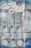 Akte und Augen by Pol Mara, 1990, mixed media, offered Jun 2017