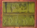 Umarmung und Akte by Pol Mara, 1990, ink, offered Jun 2017