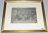 Zwingli im Kreise seiner Familie by Victor Tobler, watercolor, offered Jun 2017