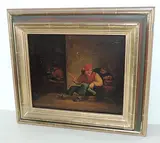 Nachfolger In der Schenke by Adriaen van Ostade, oil on canvas, offered Jun 2017