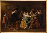 Nachfolger Musizierende Gesellschaft by Anthonie Palamedesz., oil on panel, sold Jun 2017
