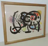 nach Komposition by Joan Miró, color lithograph, sold Jun 2017