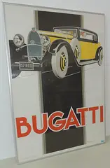 Bugatti by René Vincent, color lithograph, sold Jun 2017