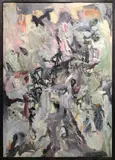 Moves to Fall by Barbara Vos, 1993, oil on canvas, sold Nov 2023
