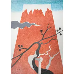 Mt. Fuji by Kiyoshi Saitō, 1980, oil on canvas, sold Nov 2023