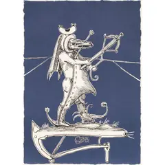 Untitled by Salvador Dalí, lithograph in colors on Japon paper, sold Nov 2023