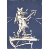 Untitled by Salvador Dalí, lithograph in colors on Japon paper, sold Nov 2023