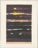 Abstract Composition by Willard MacGregor, 1975, Mixed Media on Paper, sold Feb 2025