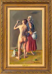 Prelude to Autumn by Robert Brackman, Oil on Canvas, sold Feb 2025