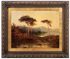 Loch Long by John Brandon Smith, Oil on Canvas, sold Mar 2025