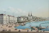 Luzerne by Johann-Rudolf Dikenmann, aquatint, sold Jun 2017